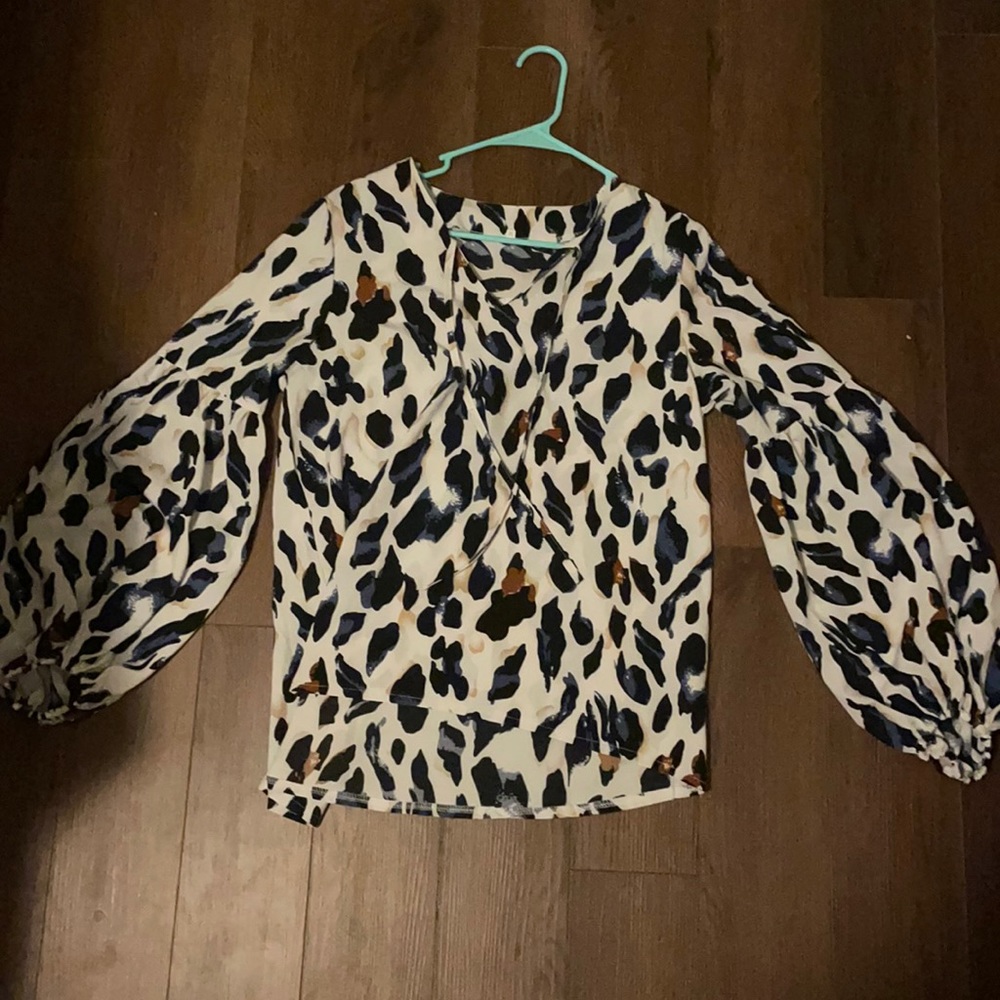 Colorful cheata print blouse